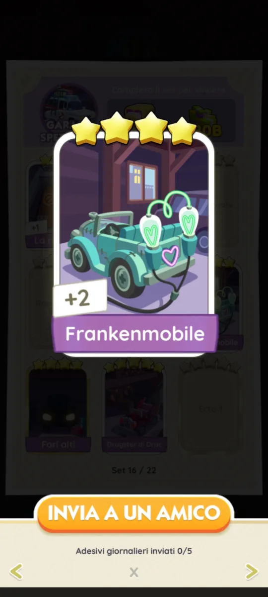 Adesivo 4 stelle frankenmobile set 16
